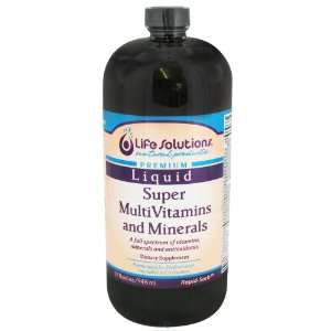 Life Solutions   Super Multi Vitamins and Minerals Liquid 