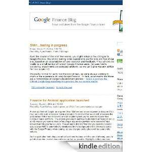  Google Finance Blog: Kindle Store: Google