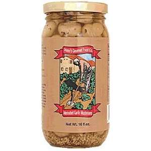 Primos Marinated Garlic Mushrooms:  Grocery & Gourmet Food