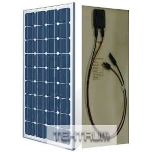   80w 12v Monocrystalline Solar Panel with MC4 Connectors and PV Cables