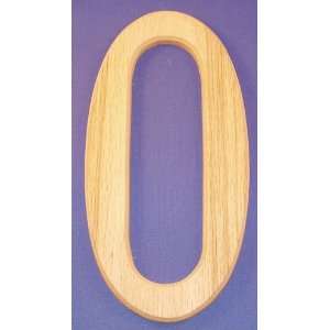  Wooden Letter 6 Inch Letter O