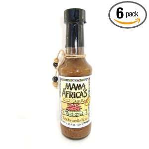 Mama Africa Hot Sauces Peri Peri Sauce, 9.5 Ounce Bottles (Pack of 6)