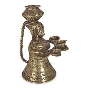 Brass oil lamp, Village Maiden Home Improvement