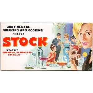 Vintage Advertizing Ephemeral CONTINENTAL DRINKING AND COOKING HINTS 