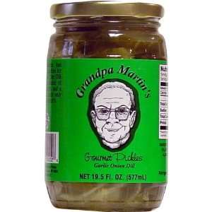 Grandpa Martins Garlic Onion and Dill Gourmet Pickles, 16 fl oz