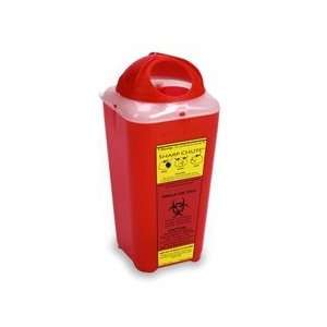 Sharps Chute Disposable Sharps Container with Rotating Dome   1.5Qt/1 