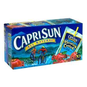 Capri Sun All Natural Juice Drink, Mountain Cooler, Mixed Fruit 