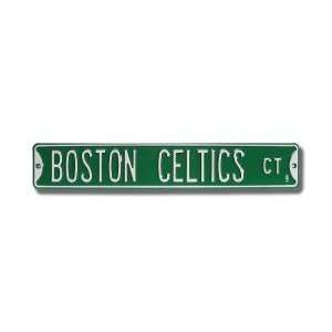  Boston Celtics Court Street Sign