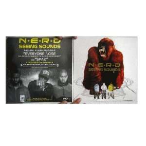  Nerd N.E.R.D. Poster Flat 2 Sided Seeing Sounds 