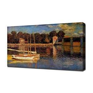 Claude Monet 0019   Canvas Art   Framed Size 32x48   Ready To Hang