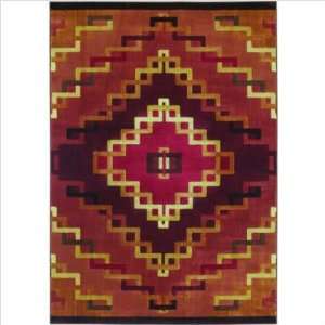  New West Helix Red Southwestern Rug Size: 55 x 78 