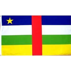  Central African Republic National Country Flag   3 foot by 
