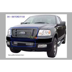  06 07 08 Ford F150 7pc (6pc Upper) Combo Billet Grille 