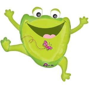  Happy Frog Mylar Balloon Party Supplies Super Shape: Toys 