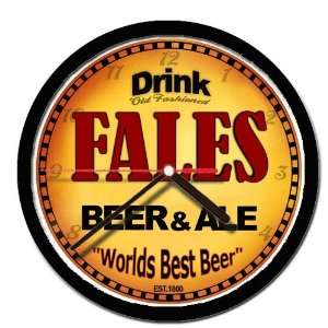  FALES beer and ale cerveza wall clock: Everything Else