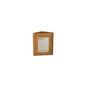 Corner Medicine Cabinet Kit Oak 