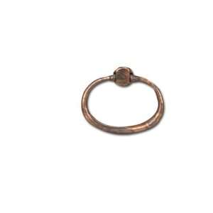  Oval Ring Pull Distressed Antique Brass: Home Improvement