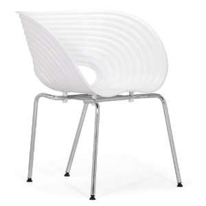  Zuo Modern Circle chair white 100310: Home & Kitchen