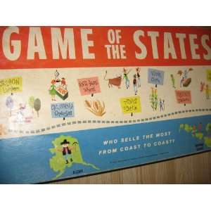  1960 Game of the States: Original Board Game: Everything 