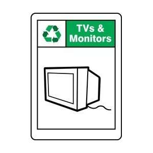  TVS & MONITORS Sign   10 x 7 Home Improvement