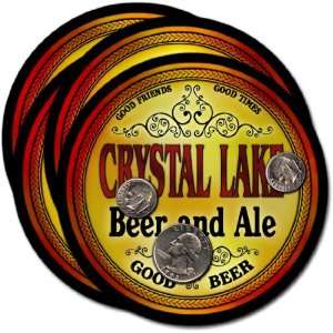 Crystal Lake, IA Beer & Ale Coasters   4pk: Everything 