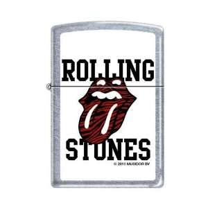  Zippo Rolling Stones Tongue Logo Street Chrome Lighter 
