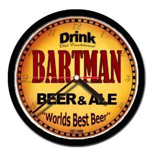  BARTMAN beer and ale cerveza wall clock: Everything Else