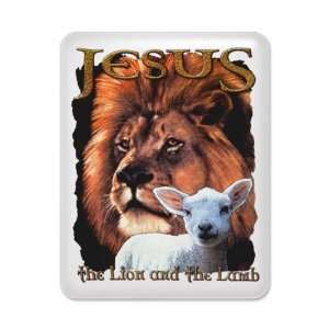  iPad Case White Jesus The Lion And The Lamb: Everything 