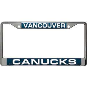   Vancouver Canucks Laser Cut License Plate Frame: Sports & Outdoors