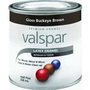  Valspar 410 65045 HP Half Pint Buckeye Brown Gloss Latex 