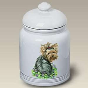  Yorkshire Terrier Dog   Linda Picken Treat Jar Everything 
