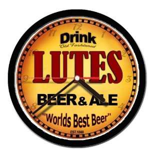  LUTES beer and ale cerveza wall clock: Everything Else