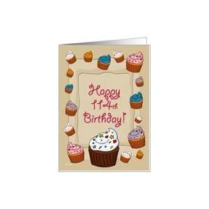  114th Birthday Cupcakes Card: Toys & Games