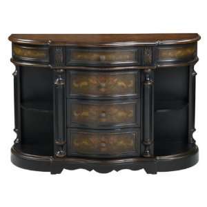  11724 Natchez Demilune Chest with 4 Drawers and Two Side 