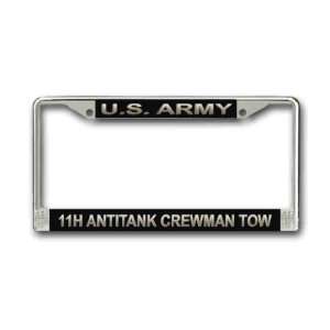  US Army MOS 11H Antitank Crewman TOW License Plate Frame 