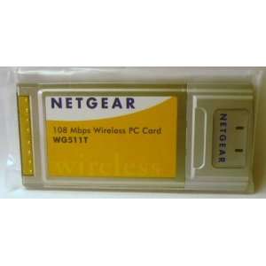  Netgear 108 Mbps Wireless PC Card WG511T Electronics