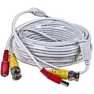  66 Aposonic A XBNC20M BNC Video & Power Cable (White 