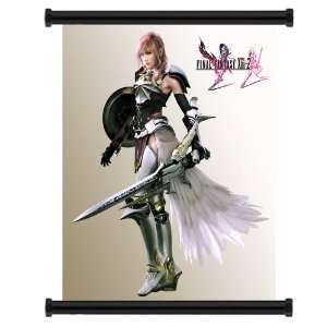  Final Fantasy XIII 2 Game Fabric Wall Scroll Poster (32 