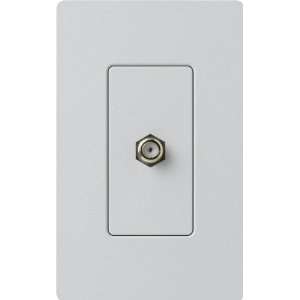  Lutron Claro SC CJ PD Cable TV Jack in Palladium