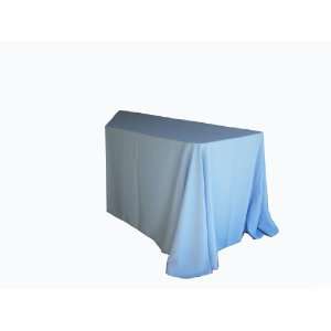  90 inch x 156 inch Rectangular Baby Blue Tablecloth 