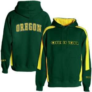  Oregon Ducks Green Spiral Hoody Sweatshirt: Sports 