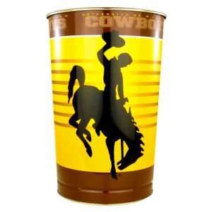  Wyoming Cowboys Wincraft Trashcan: Sports & Outdoors