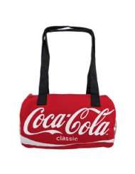 Coca Cola Classic Can Shaped Canvas Barrel Purse Bag Coke