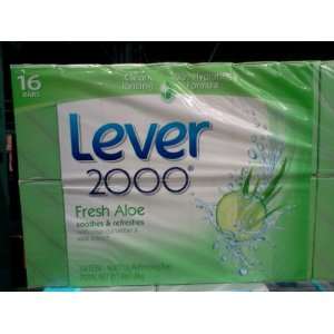   : Lever 2000 Fresh Aloe Soothes & Refreshes 16 Bars: Everything Else