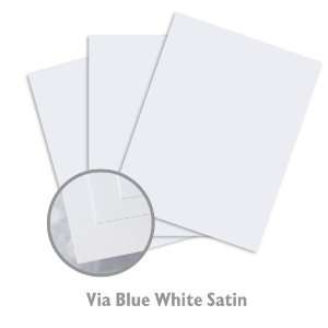  Via Satin Blue White Paper   1000/Carton: Office Products