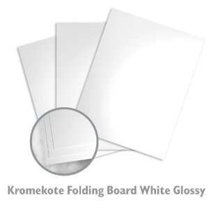  Kromekote Folding Board White Paper   300/Carton: Office 