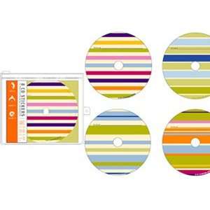  MIXIT CD/DVD Stickers  Stripes