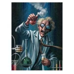  Mad Scientist Giclee Poster Print, 36x48