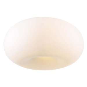  Tessera Flush Mount in Satin Nickel Size 10 H x 18.5 W 