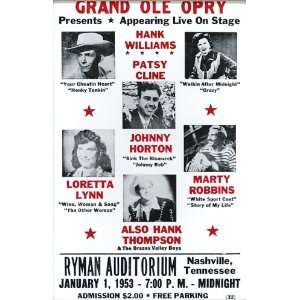 Grand Ole Opry Presents Loretta Lynn, Hank Williams, Patsy 